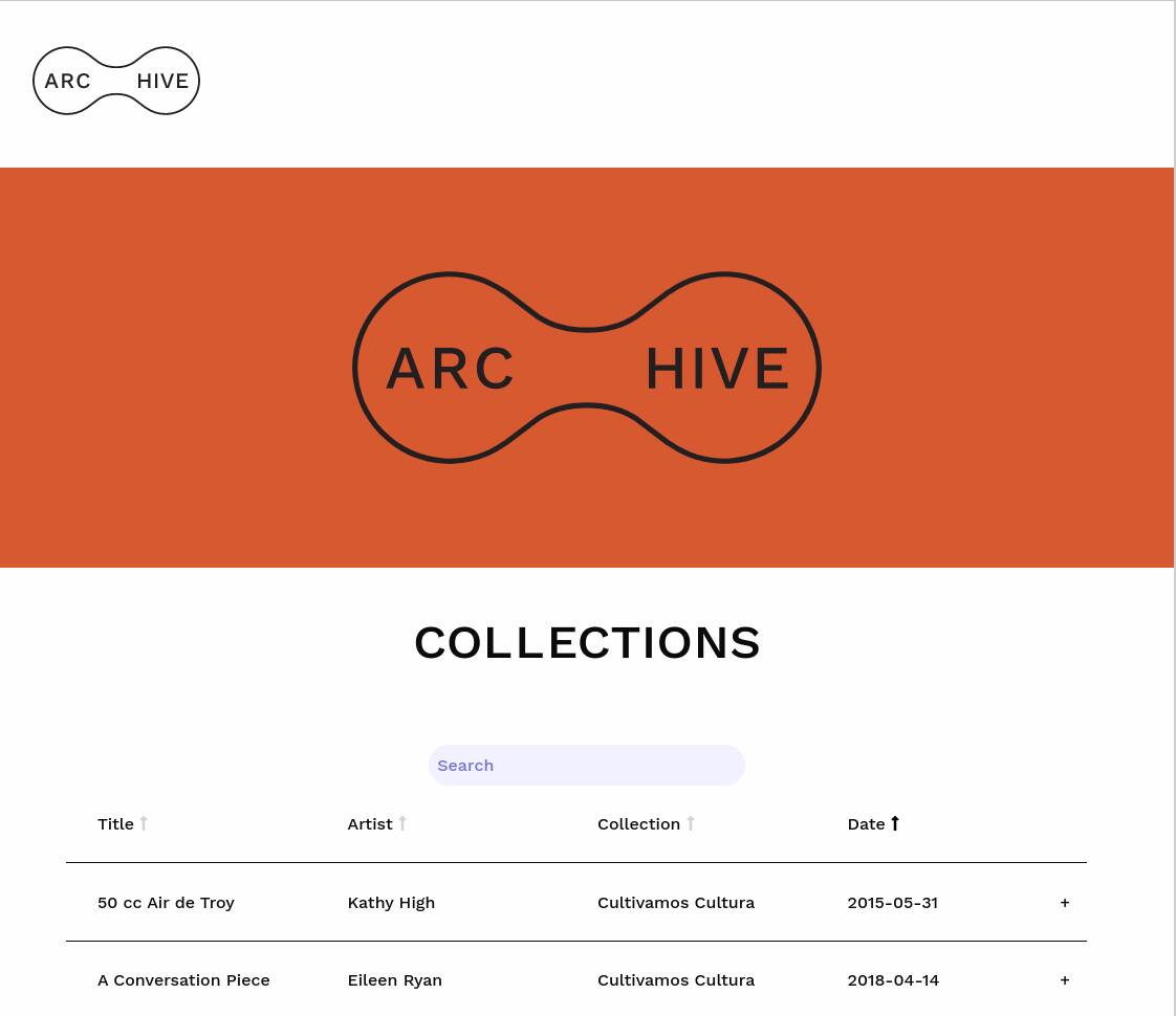 Arc-hive.zone web